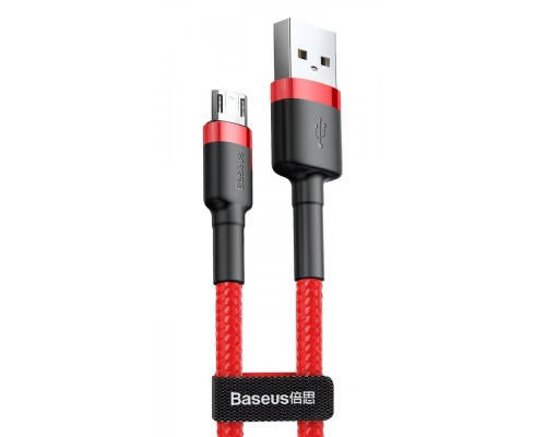 Кабель Baseus Cafule USB-A to Micro USB 7.5W 1.5A 2м (CAMKLF-C09) red PLS-00-00045214