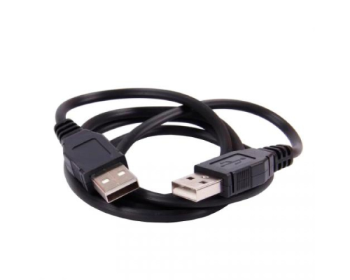 Кабель USB2.0 USB-A to USB-A 1.5м black PLS-00-00161734