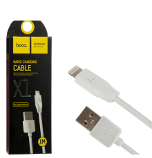 Кабель Hoco X1 Rapid USB-A to Lightning 12W 2.4A 1м white PLS-00-00050388