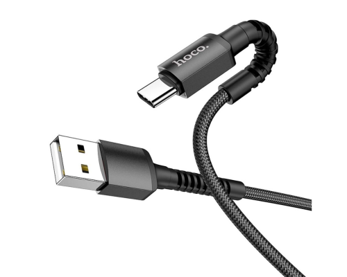 Кабель Hoco X71 USB-A to Type-C 15W 3A 1м black PLS-00-00087546