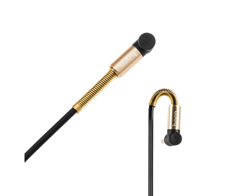 Audio кабель AUX Hoco UPA02 3.5мм 1м silver PLS-00-00029318