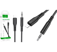 Audio кабель AUX Hoco UPA18 Lightning to 3.5мм 1м black PLS-00-00087074