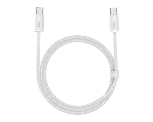 Кабель Baseus Dynamic Series Type-C to Type-C 100W 5A 1м (CALD000202) white PLS-00-00089936