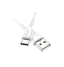 Кабель Avantis A112 USB-A to Type-C 15W 3A 1м white PLS-00-00092068