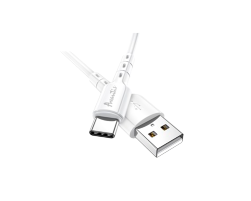 Кабель Avantis A112 USB-A to Type-C 15W 3A 1м white PLS-00-00092068