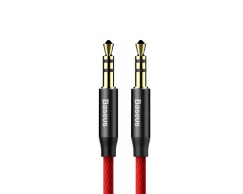 Audio кабель AUX Baseus Yiven M30 3.5мм 1м (CAM30-B91) red black PLS-00-00045201