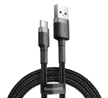 Кабель Baseus Cafule USB-A to Type-C 10W 2A 3м (CATKLF-UG1) black gray PLS-00-00045208