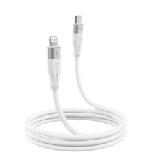 Кабель Proove Soft Silicone Type-C to Lightning 27W 3A 1м white PLS-00-00112631