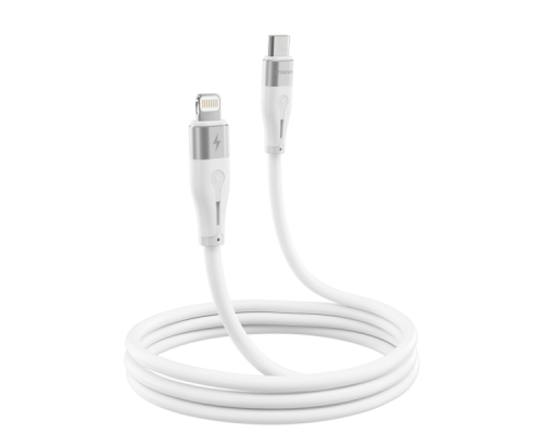 Кабель Proove Soft Silicone Type-C to Lightning 27W 3A 1м white PLS-00-00112631