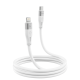 Кабель Proove Soft Silicone Type-C to Lightning 27W 3A 1м white PLS-00-00112631