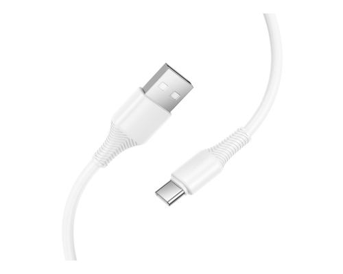 Кабель Hoco X120 USB-A to Type-C 3A 1м white PLS-00-00153966