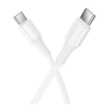 Кабель Hoco X120 Type-C to Type-C 60W 3A 1м white PLS-00-00153968