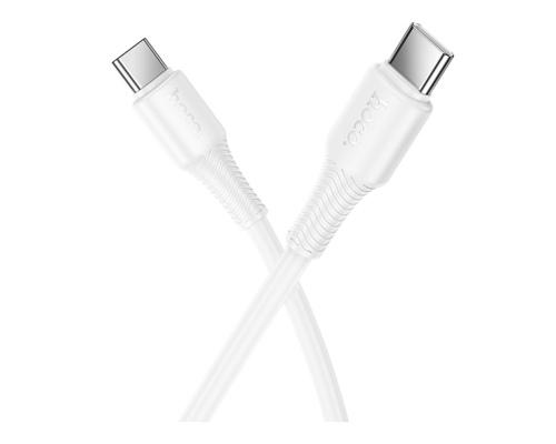Кабель Hoco X120 Type-C to Type-C 60W 3A 1м white PLS-00-00153968
