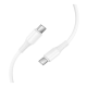 Кабель Hoco X120 Type-C to Type-C 60W 3A 1м white PLS-00-00153968