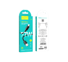 Кабель Hoco X96 USB-A to Type-C 27W 3A 1м black PLS-00-00123567