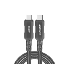 Кабель Acefast C4-03 Type-C to Type-C 100W 5A 2м black PLS-00-00124963