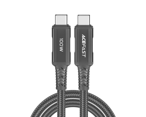 Кабель Acefast C4-03 Type-C to Type-C 100W 5A 2м black PLS-00-00124963