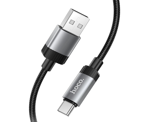 Кабель Hoco X117 Star USB-A to Type-C 15W 3A 1м black PLS-00-00147107