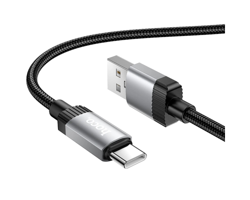 Кабель Hoco X117 Star USB-A to Type-C 15W 3A 1м black PLS-00-00147107