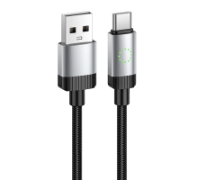 Кабель Hoco X117 Star USB-A to Type-C 15W 3A 1м black PLS-00-00147107