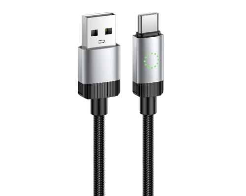 Кабель Hoco X117 Star USB-A to Type-C 15W 3A 1м black PLS-00-00147107