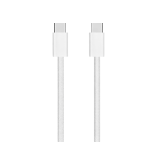 Кабель Apple iPhone 16 Type-C to Type-C 60W 1м (NO LOGO) white PLS-00-00157279