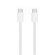 Кабель Apple iPhone 16 Type-C to Type-C 60W 1м (NO LOGO) white PLS-00-00157279