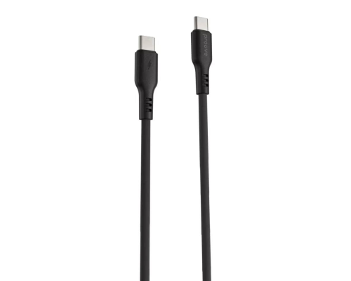 Кабель Proove Rebirth Type-C to Type-C 60W 3A 1м black PLS-00-00134487