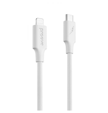 Кабель Proove Striped Silicone Type-C to Lightning 27W 3A 1м white PLS-00-00134505