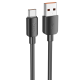 Кабель Hoco X96 USB-A to Type-C 100W 5A 0.25м black PLS-00-00146525