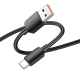 Кабель Hoco X96 USB-A to Type-C 100W 5A 0.25м black PLS-00-00146525