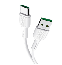 Кабель Hoco X33 Surge USB-A to Type-C 5A 1м white PLS-00-00059496