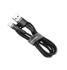 Кабель Baseus Cafule USB-A to Lightning 20W 2.4A 0.5м (CALKLF-AG1) black gray PLS-00-00044287