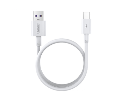 Кабель Remax RC-175a USB-A to Type-C 5A 1м white PLS-00-00048673