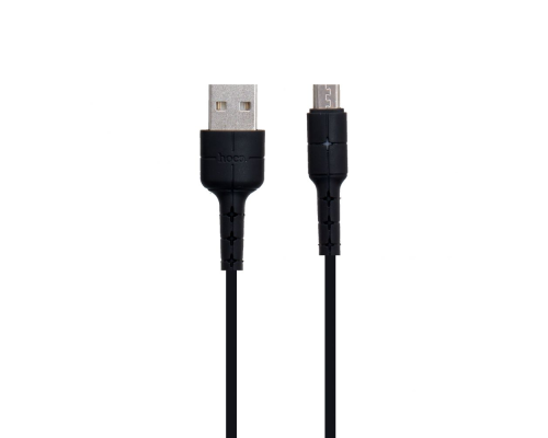 Кабель Hoco X30 Star USB-A to Micro USB 1.2м black PLS-00-00051233