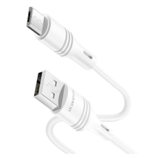 Кабель Borofone BX43 USB-A to Micro USB 12W 2.4A 1м white PLS-00-00075836