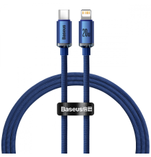 Кабель Baseus Crystal Shine Series Type-C to Lightning 20W 2.4A 1.2м (CAJY000203) blue PLS-00-00091315