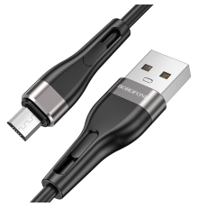 Кабель Borofone BX46 USB-A to Micro USB 12W 2.4A 1м black PLS-00-00073174