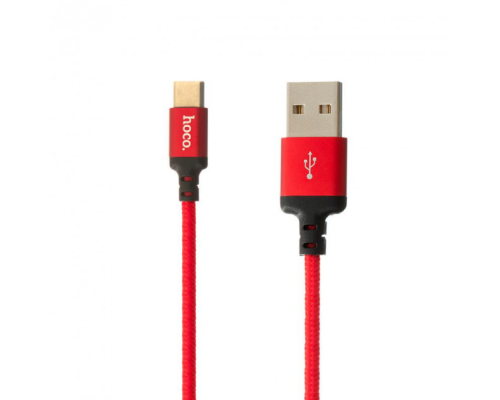 Кабель Hoco X14 Times Speed USB-A to Type-C 15W 3A 2м red black PLS-00-00056205