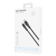 Кабель Proove Dense Metal Type-C to Lightning 27W 3A 1м black PLS-00-00112632