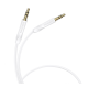 Audio кабель AUX Borofone BL16 3.5мм 1м white PLS-00-00138945