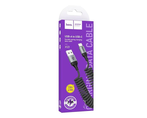 Кабель Hoco X121 USB-A to Type-C 15W 3A 1.5м black PLS-00-00154597