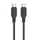 Кабель Hoco X90 Silicone to Type-C to Type-C PD 60W 3A 1м black PLS-00-00119489