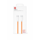Кабель Apple iPhone 17 Type-C to Type-C 60W 1м (NO LOGO) orange PLS-00-00157280