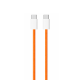 Кабель Apple iPhone 17 Type-C to Type-C 60W 1м (NO LOGO) orange PLS-00-00157280