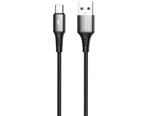 Кабель Proove WireX USB-A to Type-C 15W 3A 1м black PLS-00-00149404