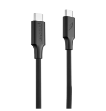 Кабель Proove Striped Silicone Type-C to Type-C 60W 3A 1м black PLS-00-00134506