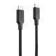 Кабель Proove Striped Silicone Type-C to Type-C 60W 3A 1м black PLS-00-00134506