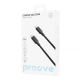 Кабель Proove Striped Silicone Type-C to Type-C 60W 3A 1м black PLS-00-00134506