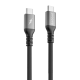 Кабель Proove ReGen Silicone Type-C to Type-C 60W 3A 2м black PLS-00-00134489